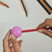 Round Shape Mix Design Pencil Sharpener (1 Pc / Round Shape Mix Design) the24kgal