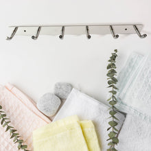 Stainless Steel Wall Mounted Coat 6 Hook Rack (32x3 / 1Pc) the24kgal