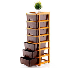 7-Layer Multipurpose Plastic Storage Drawer Organizer the24kgal