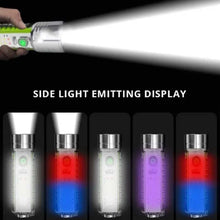 Pattern Flashlight USB Flashlight Rechargeable LED Torch Light (1 Pc) the24kgal