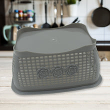 Multipurposes Plastic Basket, Organizer for Kitchen, Countertop, Cabinet, Bathroom with Lid, Plastic Storage Basket For Store Fruits, Vegetables, Magazines, Cosmetics, Stationary (1 Pc / Mix Color ) the24kgal