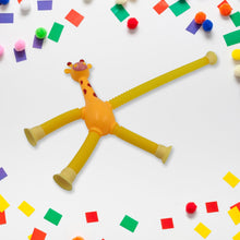 LED Telescopic Suction Cup Giraffe Toy,  Tubes Fidget Toys, Shape Changing Telescopic Sensory Tubes Fidget Tubes Sensory Toys Suction Toy, Funny Gift (3 Pcs Set) the24kgal