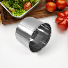 Multipurpose Stainless Steel Airtight Containers with See Through Lid (2 Pc / 500 ML) the24kgal