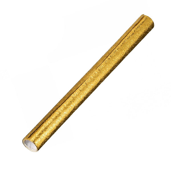 Oil Proof Sticker, Waterproof Self Adhesive Aluminum Foil Wallpaper (60 cm×200 Cm / Golden / 1 Pc) the24kgal