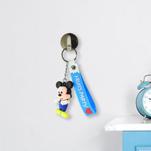 Cute Cartoon Silicone 3D Key Chain with Metal Hook & Strap (Pack of 1) the24kgal