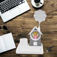 Cute Lovely Cartoon & Home Design With Plastic Base LED Desk Light, Multi Color Changes (1 Pc) the24kgal