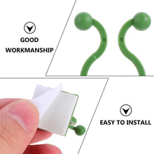 Plant Climbing Wall Fixture Clip Self-Adhesive Hook (40 Pcs Set / With plastic box) the24kgal