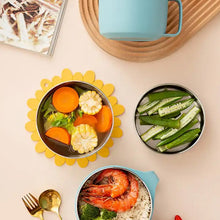 Vacuum Food Flask, Insulation Large Capacity Double Layer Structure Non Slip Labor Saving and Safe Stainless Steel Inner Tank Lunch Box/  Noodle Bowl for Camping Picnic for School Office Outdoor (1 Pc) the24kgal