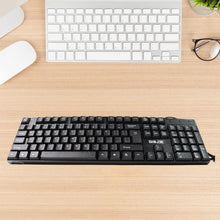 Wired USB Keyboard 104 Keys (1 Pc) the24kgal