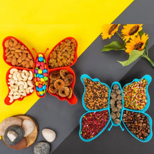 5 Compartment Multipurpose Butterfly Plastic Tray (1 Pc) the24kgal