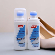 White Shoe Brightener with Removal of Dirt and Whitening Function White Shoes Cleaner with Brush Head for Dirty Shoe Polish Natural Waxes (75 ML) the24kgal