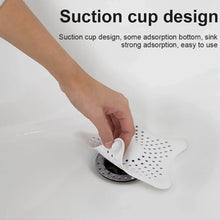 White Silicone Star Shaped Sink Filter Bathroom Hair Catcher Drain Strainers for Basin the24kgal