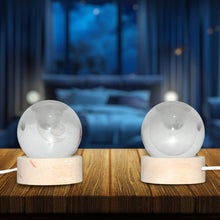 3D Crystal Ball lamps With Base (1 Pc / Mix Design) the24kgal