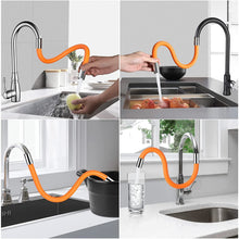 Flexible Water Tap Extender - 360° Adjustable Foaming Extension Tube with Connector (46cm) the24kgal