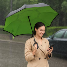 Foldable UV & Rain Umbrella with C-Shaped Handle – Kids (1 Pc / Mix Color) the24kgal