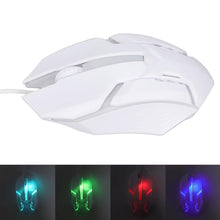 USB Wired Mouse, Gaming Mouse Colorful / Lighting Luminous  (1 Pc / Wihte) the24kgal