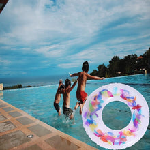 Swim Ring, For children, Conveniently Portable, Feathers, Swimming Ring, For Water Play, For Beaches, Swimming, Summer Vacation (1 Pc) the24kgal