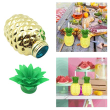 Plastic Pineapple Cups with Straw (1 Pc) - Party Favors, Hawaiian, Beach the24kgal