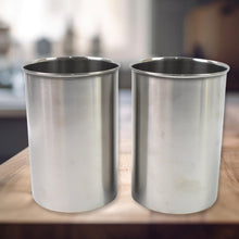 Multipurpose Stainless Steel Airtight Containers with See Through Lid (2 Pc Set / 1000 ML) the24kgal