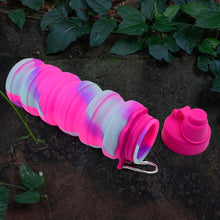 Silicone Foldable Water Bottle (1 Pc / 24 cm Foldable / 500 ML) the24kgal