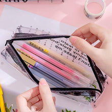 Transparent Pencil Pouch With Zipper (1 Pc) the24kgal