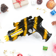 TTG LED Laser Gun Toy – Battery Operated Space Blaster with Flashing Lights & Sound (1 Set) the24kgal