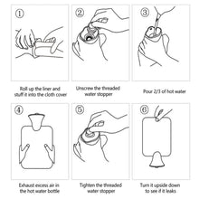 Mix-Design Printed Small Hot Water Bag – Leak-Proof Hot/Cold Therapy for Pain Relief (1 Pc) the24kgal