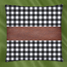 Pillow Covers, Leather & Cotton Cushion Covers (17 × 17 Inch / 1 Pair / 2 Pc) the24kgal