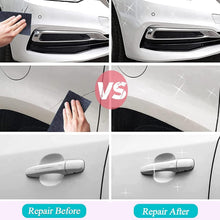 Nano Magic Car Scratch Remover Cloth, Multipurpose Scratch Repair Cloth, Cloth for Car Paint Scratch Repair, Easy to Repair Slight Scratches on the Surface Polishing Repeatable Use for All Kinds of Car (45 ML Repair Solution, 2 Gloves, 2 nano Cloth) the24kgal