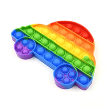 Fidget Toy Push  Bubble Fidget Sensory Toy for Kids and Adults Fidget per Stress Reliever Sensory Fidget pers (Butterfly & Car Shape / 1 Pc) the24kgal
