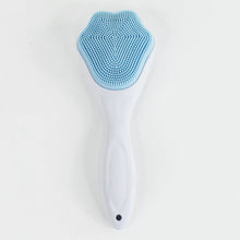 Silicone Face Scrubber Exfoliating Brush, Manual Handheld Facial Cleansing Brush (1 Pc) the24kgal