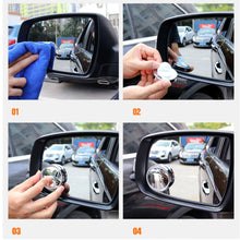 Car Blind Spot Side Mirror Round HD Glass Blind spot Mirror (2 Pc) the24kgal