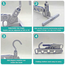 5-Hole Foldable Clothes Hanger – Robust, Space-Saving Travel Rack the24kgal