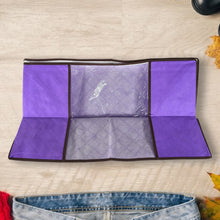 Clothing storage bag with zipper, non-woven storage bag for storing the clothes and sarees. the24kgal