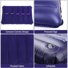 Velvet Air Inflatable Travel Pillow (Blue) the24kgal