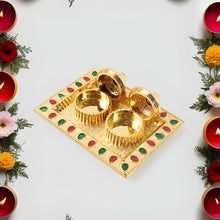 Rakasha Bandhan Special Puja Thali, Kumkum Thali Holder, Pooja Return Gift, Indian Housewarming Gifts, Brother / Bhai / Bhabhi / Sister / Family  Rakhi for Rakshabandhan, Diwali the24kgal
