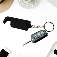 2 in 1 Plastic Keychain with Mobile Stand / Phone Holder (1 Pc / Multicolor) the24kgal