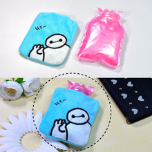 Blue Baymax Small Hot Water Bag with Cover for Pain Relief the24kgal