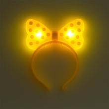 LED Glowing Bow Hairband (1 Pc) the24kgal