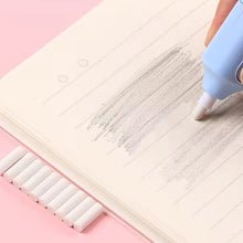 Electric Eraser Kit – Battery Operated with 10 Refills for Drawing & Sketching (Mix Design / Battery Not Included) the24kgal