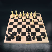 Folding Wooden Chess Board Set (30 × 30 Cm / 1 Set) the24kgal
