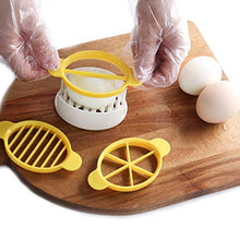 Egg Slicer, 3 in 1 Boiled Egg Slicer, Egg Slicer, Preserved Egg Slicer, Home Restaurant Kitchen Tool (1 Pc) the24kgal