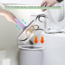 Automatic Cloth Changing Mini Mop with Push Pull Cloth Changing Handle (1 Pc) the24kgal