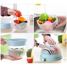 Plastic 60 Seconds Salad Cutter Salad Maker Salad Bow  (1 Pc) the24kgal