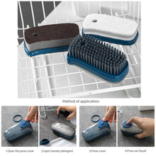 Hydraulic Liquid Detergent Dispensing Cleaning Brush (1 Pc) the24kgal