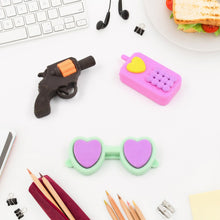 Fancy Colorful Eraser Set for Kids’ Parties & School (1 Set, Mixed Design) the24kgal