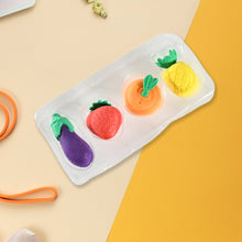 Mini Cute Veg & Fruit Erasers – 3D Colorful Eraser Set for Kids (4 Pc) the24kgal