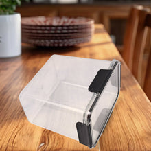 Food Storage Container Airtight Plastic Container with Easy Snap Lids (2500ml / 1 Pc) the24kgal