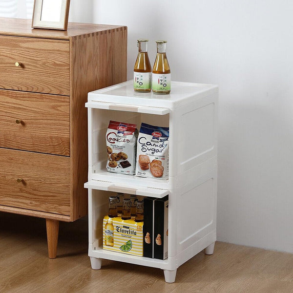 Multipurpose Storage Cabinet, Storage Solutions plastic drawers || Multi Layer Wardrobe Storage Drawers || Foldable Multipurpose Drawer Units For Kitchen, Bathroom, Bedroom, Cloth (2 Layer) the24kgal