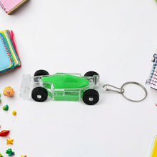 Cars Shape Keychain with On / Off Button LED Flashing Light (1 Pc) the24kgal